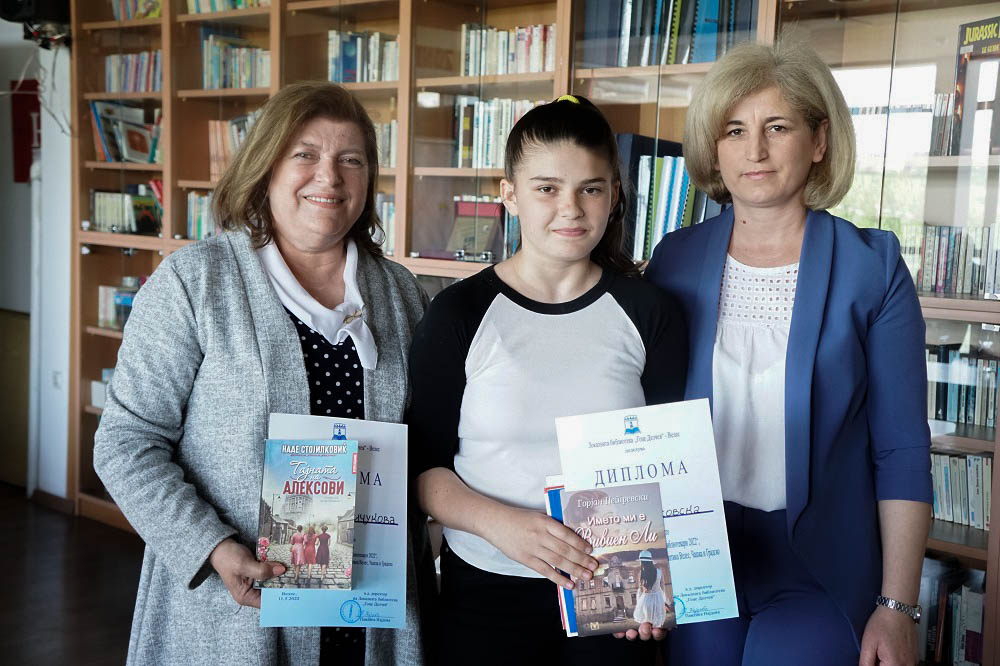 Ангела Арсовска победник на натпреварот „Млади библиотекари 2022“